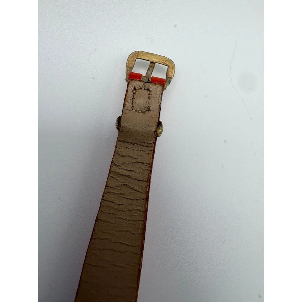 Vintage Swiss Jowissa Diamond Line Tortoiseshell manual wind Watch running